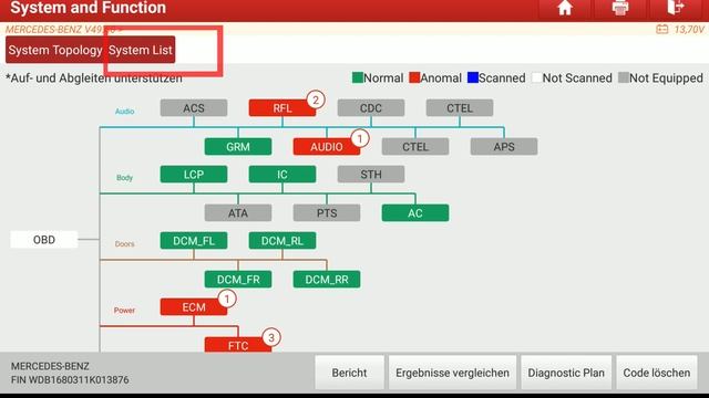 LAUNCH CarSET Fehlerdiagnose смотреть онлайн