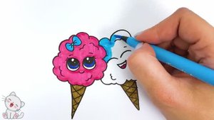 Как нарисовать вкусное мороженное-эскимо
