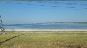 летнее Жигулёвское море большое и тихое | из окна поезда