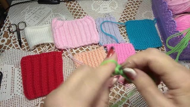Английская резинка спицами. МК. Уроки вязания. Вяжем с 0