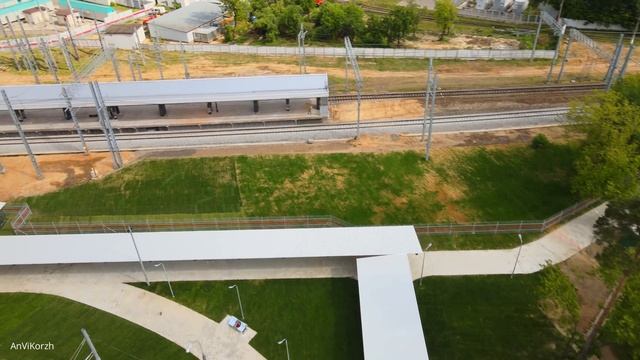 МЦД-2 Щукинская за несколько дней до открытия и Покровское-Стрешнево перед закрытием. 06.06.2021г. смотреть онлайн