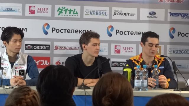 Javier Fernandez о музыке в КП Гран-При Москва 22.11.13 смотреть онлайн