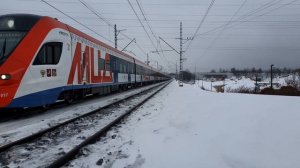 Иволга 1.0 ЭГ2Тв-017 во время разгона с Покровской