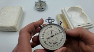 Slava Vintage USSR Russian Soviet Split stopwatch Chronometer 20 jewels 0348843, 0047840, 0533376