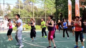 Tuba Zumba Team - Work ( Lil Jon ) ( Live at Izmir University of Economics Spring Festival )