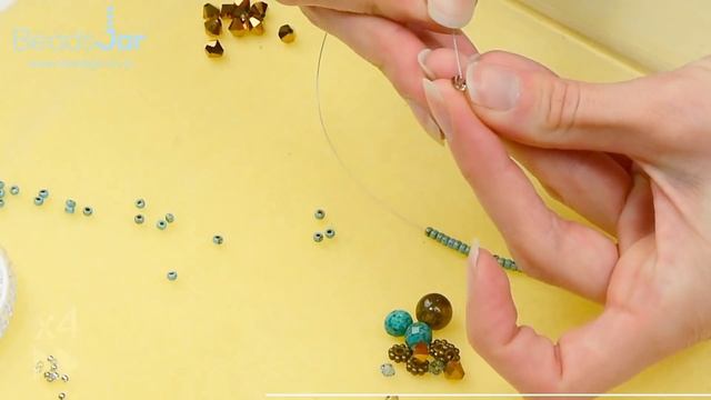 How to make this turquoise beaded lanyard | Seed Beads (111) смотреть онлайн