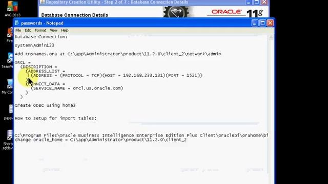 OBIEE11g Installation Part 1 of 2 - RCU