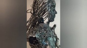 СКУЛЬПТУРА ИЗ МЕТАЛЛА "ЕВА".sculpture of metal "Eve"