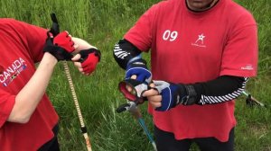 How to adjust the strap of Skike pole