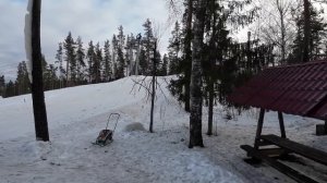 ГК Красное Озеро. Обзор трасс, территории (домики, каток, ватрушки). Раскатываем склоны. Могул.
