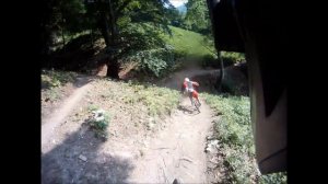 Enduro flow trail riding in Monte San Primo