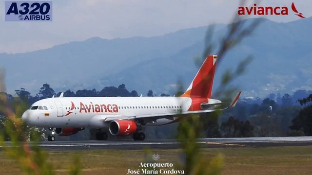 Fuertes vientos balancean el avión #landing, y #takeoff de #avianca #airbus 320 #runway 01 JMC смотреть онлайн