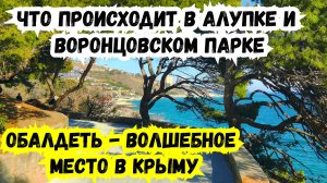 Что происходит в Алупке?! Воронцовский парк! ОБАЛДЕТЬ - волшебное место в Крыму! Воронцовский дворец