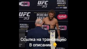 UFC 313 Взвешивание