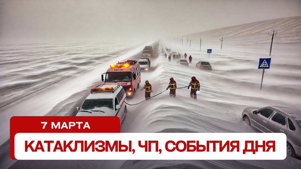 Катаклизмы сегодня 07.03.2025. Новости сегодня, ЧП, катаклизмы за день, события дня