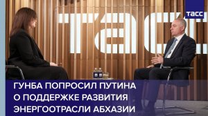 Гунба попросил Путина о поддержке развития энергоотрасли Абхазии
