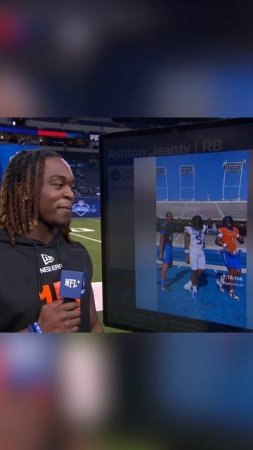Will Ashton Jeanty bring his dance moves to the NFL??  #nflcombine