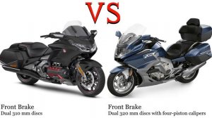 Honda Goldwing GL 1800 Tour vs BMW K 1600 GTL Test specification comparison