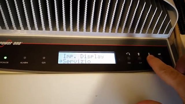 DV 112 regolazione data e ora inverter Aurora Powerone