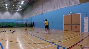 Badminton Men's Singles - Gloucestershire Bronze 2016 - Andrew vs Kevin