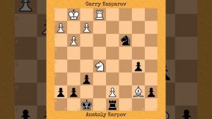 Garry Kasparov vs Anatoly Karpov | World Championship Match, 1984/85 #chess #chessgame