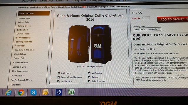 New 2016 products online at owzat-cricket.co.uk смотреть онлайн