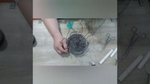 конфетница из ПВХ бутылок