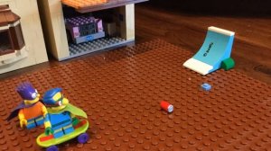 LEGO Simpsons 3 The SkateBoard Trick