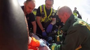 Motorcycle Accident Might Leave Man Paralysed And 6 YO Child With Serious Injuries | Helicopter ER