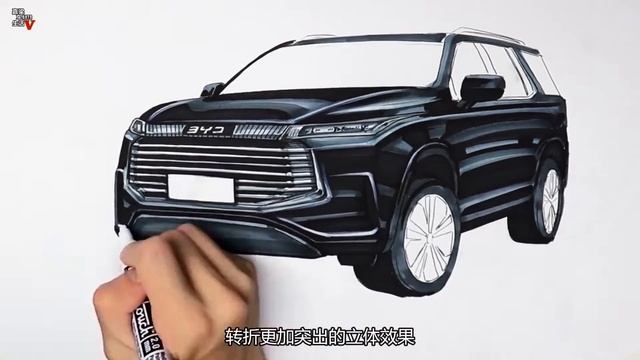 【手绘说车】抢先预测，比亚迪硬派越野车，造型硬朗，尺寸更大 смотреть онлайн