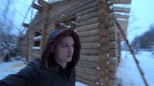 установка сруба  Дом 15х15 ОЦБ 24 диаметр