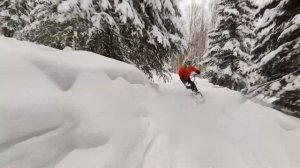 Сноускут Snowscoot. Губаха. на сноускуте по трейлу - Таёжная. snowscoot in gubaha taiga trail