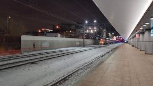 Севастопольская 7-ка, состав под посадку и Иволга, все виды подвижного состава Митьково