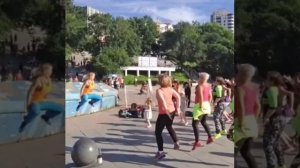 Zumba Vladivostok Naberegnaya Open Air training July 2017