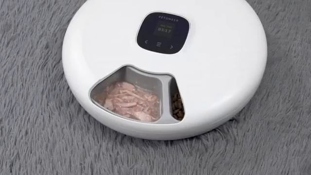 Petoneer NutriSpin PF001 6 Meal Pet Feeder Smart Cat Puppy Intelligent Dog Supplies Separable