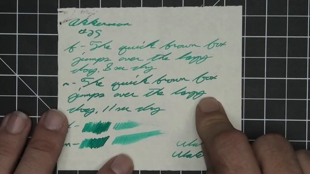 Akkerman #25 Denneweg Green Fountain Pen Ink #fountainpenink #fountainpens смотреть онлайн