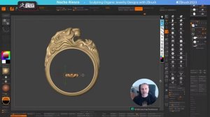 Sculpting Organic Jewelry Designs with ZBrush – Nacho Riesco Gostanza – ZBrush 2023