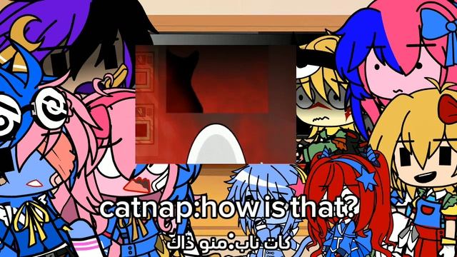 (🇸🇦/🇺🇸)poppy playtime react to funny videos(part1/?)gacha life/gacha club