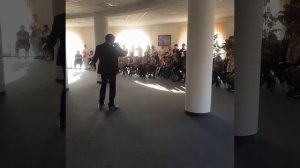 Алихан Абадиев на Благотворительном концерте ансамбля "Магас" в Реабилитационном центре г.Магас