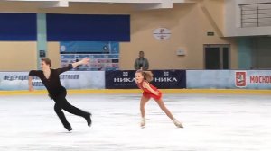5 этап Кубка России   Ростелеком  КМС, Парное катание, Девушки и Юноши  КП 7 Л  КУДРЯВЦЕВА  И  СПИР