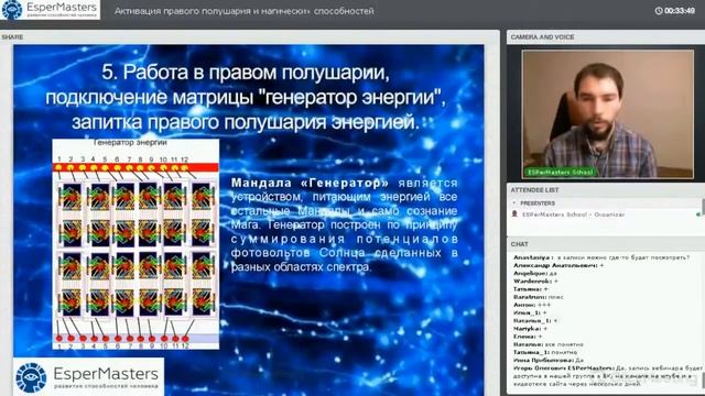 Активация правого полушария и магических способностей: Презентация курса ч.2