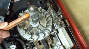 How to replace a sheared flywheel key on a Briggs & Stratton walk behind lawn mower