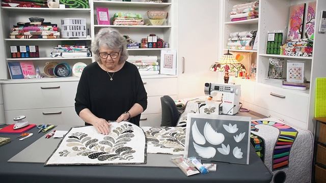 Applique and Quilting Designs With Teardrop Templates