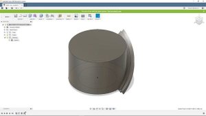 Autodesk Fusion 360 - накатка и фаска болт на 10