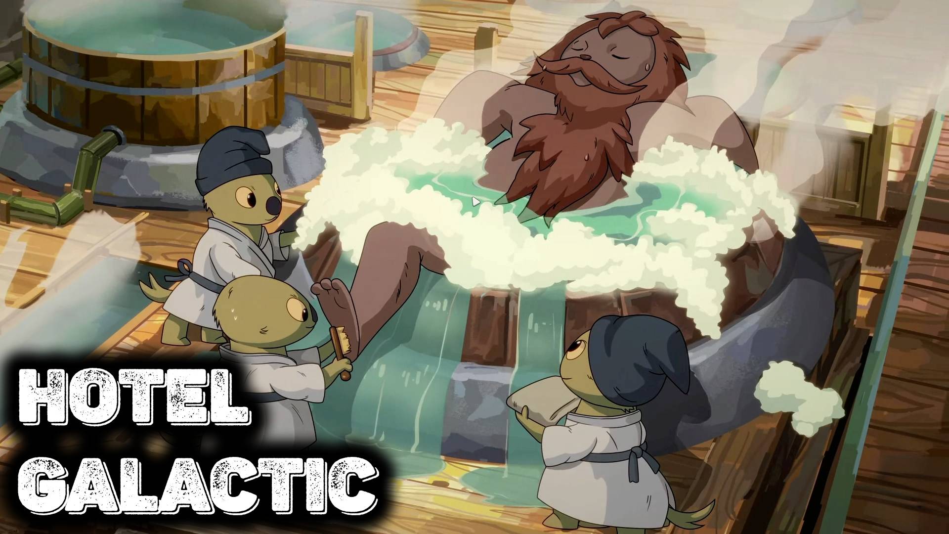 Строим гостиницу мечты в космосе с Hotel Galactic смотреть онлайн