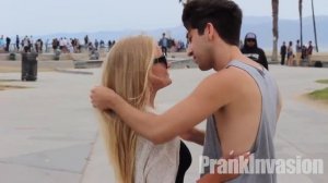 Kissing Prank Kiss me If I Win GONE RIGHT