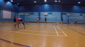 badminton mixed doubles 10/01/18 BWS