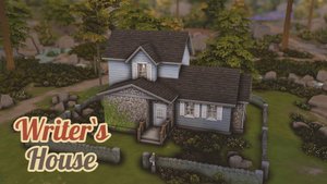 Домик Писателя 📕✒️| Строительство в Симс 4 | Writer`s House | Speedbuild | The Sims 4