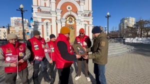 Икона прп. Гавриила для храма Новомучеников в Чегдомыне доставлена