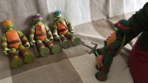 Черепашки Ниндзя. Рафаэль (Раф). Распаковка и обзор игрушки. Распаковка большого Рафаэля